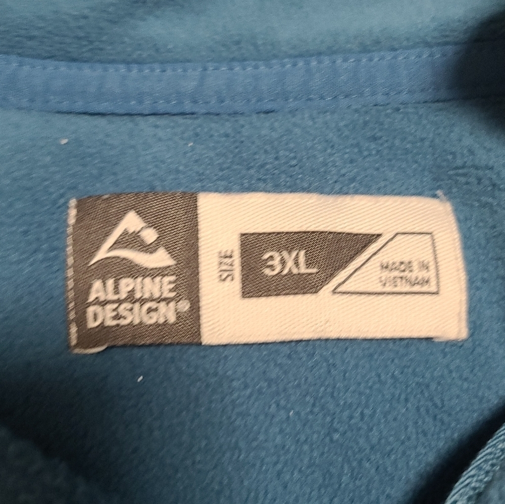 Blue fleece pullover - Picture 5 of 8
